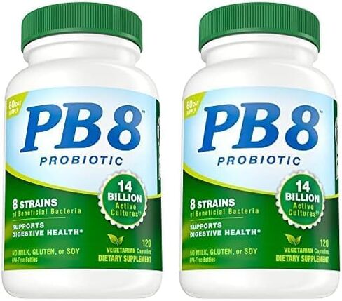 Nutrition Now PB 8 Probiotic Acidophilus For Life* Vegetarian Dietary Supplement for Men and Women, 120 Count in Kuwait