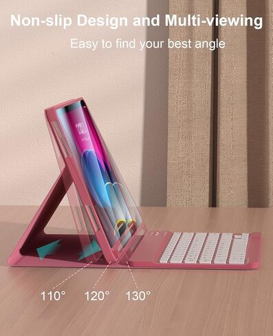 iPad 10th Generation Case with Keyboard 10.9" 2022 iPad Keyboard Case, Magnetic Detachable BT Keyboard ith Premium Protective Cover & Pencil Holder for Apple iPad 2022 10.9 Inch (Sky Blue) in Saudi Arabia
