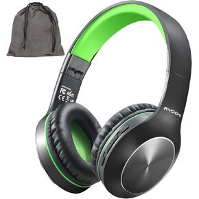 Bluetooth Headphones Over Ear, 68H Playtime and 3 EQ Music Modes Wireless Headphones with Microphone/Deep Bass, HiFi Stereo Foldable Lightweight Headset for PC Home Travel Office (Rose Gold)