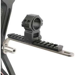 AMEYXGS Archery Picatinny Bow Accessory Mount Stabilizer Flashlight Mount Flashlight Bracket Laser Sight Stand Flashlight Holder maded Aluminum Alloy Suitable for Bows Hunting and Bowfishing
