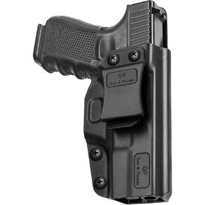 IWB Holster Compatible with Glock 19 Gen 3-5 Glock 23/32 Gen 3-4 Glock 19X/44/45, Inside Waistband Carry Holster Compatible with G19 G19x G23 G32 G45, 9mm Holster, Available in Kydex and Polymer