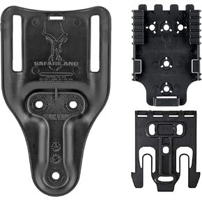 Safariland QLS Quick Locking System Kit QUICK-KIT1-2 Bundle with 2" Mid-Ride Belt Loop 6070UBL-2-2