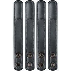 Bianchi AccuMold Elite , 7906 AccuMold Elite Belt Keeper, Hidden Snap, Plain Black (22090)