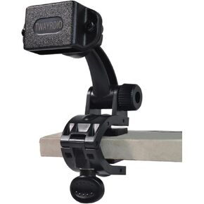 TWAYRDIO Desktop Mount Base for Handheld Radio, Adjustable Angle Holder Mounting Bracket for Motorola Kenwood Midland BaoFeng Retevis Yaesu HT Handhelds Two Way Radios Walkie Talkies