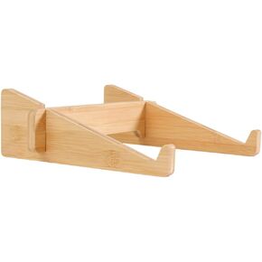 Laptop Stand for Desk, Portable Computer Holder Stands Compatible with MacBook pro air, DELL, ASUS, HP Notebooks 11-15" Laptops Bamboo