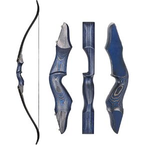 TOPARCHERY Bows 60 inch recurve Bow Wooden Archery Bow Hunting Bows for Adults Longbow-Right Hand Bow for Beginner Training Practice