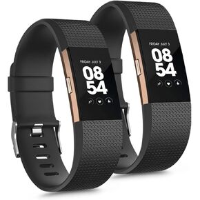 عبوتان من الأربطة المتوافقة مع Fitbit Charge 2، الإصدار الكلاسيكي والخاص من الأربطة البديلة لـ Fitbit Charge 2 للنساء والرجال