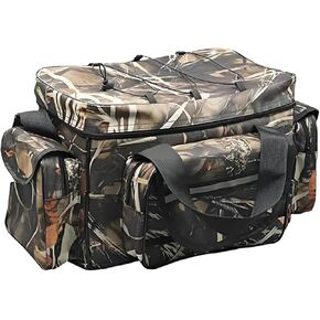 Fishing Tackle Bag, Waterproof Tackle Bag For Saltwater, Large Fishing Tackle Box Bag,19.68 * 11.81 * 9.84in Fishing Tackle Storage Bags and Wraps with Camouflage Color