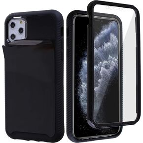 Stick on The Wall Phone Case That Sticks to Anything -[Drop Protection] Anti Gravity Sticky Phone Case for iPhone 14 Pro (Black -14 Pro)