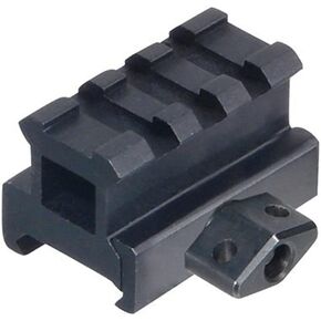 UTG Med-pro Compact Riser Mount, 0.83" High, 3 Slots , Black