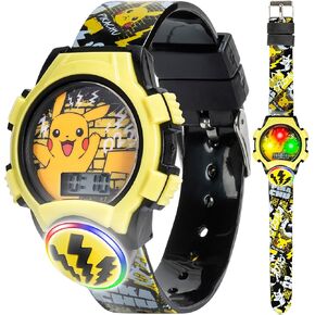 Pokemon Boys' Quartz Watch with Plastic Strap, Multicolor, 14 (Model: POK4214AZ), Multi