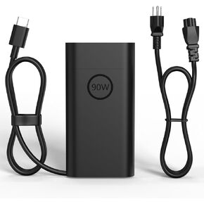 90W USB C Charger for Dell XPS 13 9365 9360 9370 Dell Latitude 5411 5420 5421 5440 5540 5430 7420 7440 7430 2-in-1 7330 7530 7430 Type C Power Cord