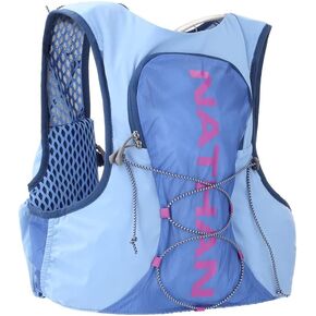 Nathan Vapor Airess 3.0 7 Liter Hydration Vest w/ 2L Bladder, Air Mesh Shoulder Straps, Front Pockets & Back Zipper Pocket, Breathable & Moisture Wicking