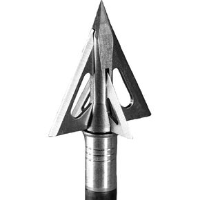 Slick Trick 1 1/16 Viper Trick 3pk 100gr Stainless Broadhead, Silver/Black