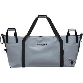 Buffalo Gear Insulated Fish Bag Cooler Flat Bottom,48x20x11in Waterproof Fish Kill Bag Keep Your Catch Cold and Fresh All Day