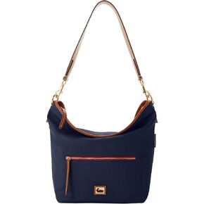 Dooney & Bourke Hobo Shoulder Bags for Women, Small Nylon Tote Bags with Zipper
