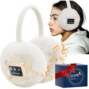 Bluetooth Ear Muffs for Winter Wireless Ear Warmers Headphones with HD Speakers and Microphone for Men, Women