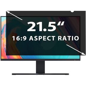 21.5 Inch(Diagonal) Privacy Screen Filter for Computer Aspect Ratio16:9 Widescreen Monitor Privacy Shield - Anti-Glare - Anti-Scratch