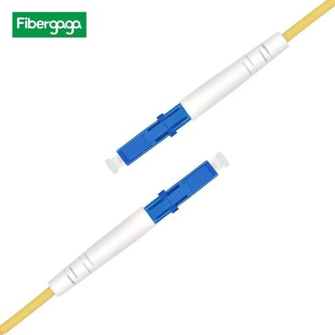 Fibergaga-0.5m(1.6ft) OS2 LC/UPC to LC/UPC Fiber Patch Cable Single Mode Fiber, Simplex, Length Option: 0.5M(1.6ft)-100m(328ft) 9/125µm 2.0mm Cable Diameter Fiber Optic Cable, OS1/OS2 Compatible in Saudi Arabia