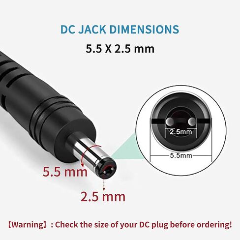 Power Supply 5V 1A, AC 100-240V to DC, Yetaida Max 5W Universal Wall Plug Power Adapter 5.5 * 2.5mm DC Jack (DC 5V 1A 5W) in Saudi Arabia