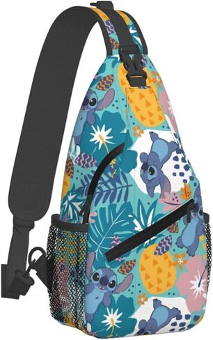Sling Bag for Men Funny Casual Hiking Daypack Women Crossbody Chest Backpack for Travel Riding Outdoor Sports in Saudi Arabia