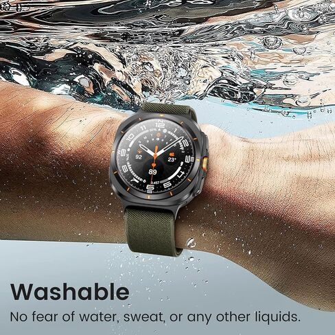 LETOID Stretchy Bands for Samsung Galaxy Watch 7 6 5 4 FE 40mm 44mm/Watch 6 4 Classic Band 42mm 46mm 43mm 47mm/Watch 5 Pro Band 45mm/Active 2/Galaxy Watch Ultra Bands, 3-Pack 20mm Elastic Nylon Strap in Saudi Arabia