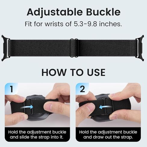 LETOID Stretchy Bands for Samsung Galaxy Watch 7 6 5 4 FE 40mm 44mm/Watch 6 4 Classic Band 42mm 46mm 43mm 47mm/Watch 5 Pro Band 45mm/Active 2/Galaxy Watch Ultra Bands, 3-Pack 20mm Elastic Nylon Strap in Saudi Arabia