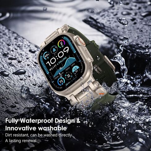 FULLIFE Designed for Apple Watch Band Apple Watch Ultra 3/2/1 49mm for Men in Kuwait