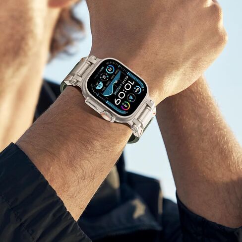 FULLIFE Designed for Apple Watch Band Apple Watch Ultra 3/2/1 49mm for Men in Kuwait