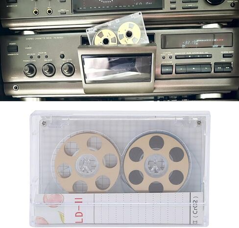 Reel to Reel Blank Audio Cassette Tape, 46 Minute Audio Cassette Tape, Blank Cassette Recording Tapes, Clear Audio Cassette Tape Colored Cassettes Tapes for Music Recording in Saudi Arabia