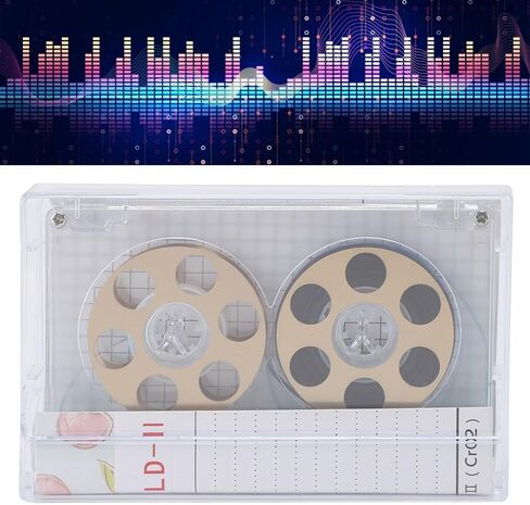 Reel to Reel Blank Audio Cassette Tape, 46 Minute Audio Cassette Tape, Blank Cassette Recording Tapes, Clear Audio Cassette Tape Colored Cassettes Tapes for Music Recording in Saudi Arabia