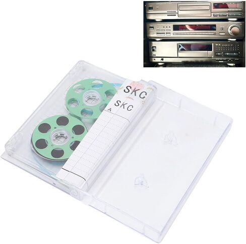 Reel to Reel Blank Audio Cassette Tape, 46 Minute Audio Cassette Tape, Blank Cassette Recording Tapes, Clear Audio Cassette Tape Colored Cassettes Tapes for Music Recording in Saudi Arabia
