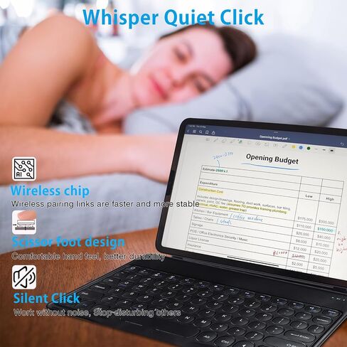 Bluetooth Keyboard and Mouse Set (Black) in Kuwait
