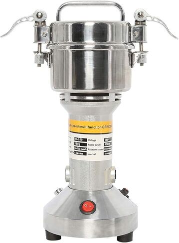 مطحنة حبوب YaeMarine 150 جرام، مطحنة كهربائية عالية السرعة من الفولاذ المقاوم للصدأ، مطحنة التوابل وحبوب الذرة ومسحوق دقيق الذرة (سعة، 150 جرام) in Kuwait