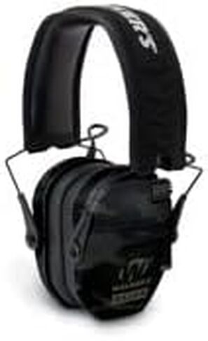 Walkers Razor Slim Electronic Hearing Protection Muffs with Sound Amplification and Suppression and Shooting Glasses Kit in Kuwait