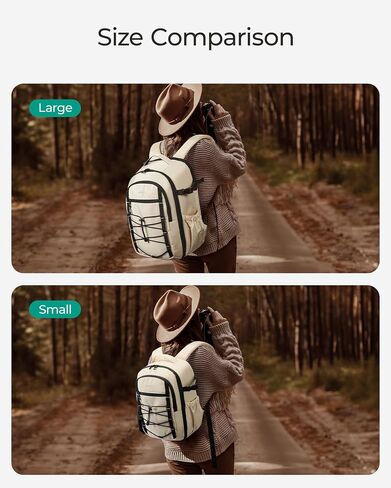 BAGSMART Small Camera Backpack, DSLR SLR Small Camera Bag Fits 13 Inch Laptop, Camera Backpack with Rain Cover & Tripod Holder in Saudi Arabia