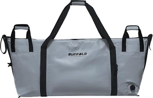 Buffalo Gear Insulated Fish Bag Cooler Flat Bottom,48x20x11in Waterproof Fish Kill Bag Keep Your Catch Cold and Fresh All Day in Saudi Arabia
