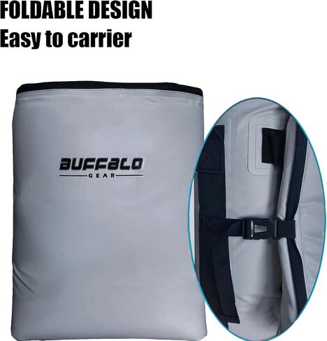 Buffalo Gear Insulated Fish Bag Cooler Flat Bottom,48x20x11in Waterproof Fish Kill Bag Keep Your Catch Cold and Fresh All Day in Saudi Arabia
