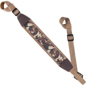 EZshoot Two Point Sling, Non-swivels Shotgun Sling with Neoprene Padded, Thumb Hole, Adjustable Length, Comfortable Rifle Sling Strap