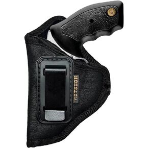 HOUSTON Gun Holsters - Nobuck ECO Leather Concealed Carry - .38, Smith & Wesson, Charter, Rossi, Taurus, Revolvers 5 Shots