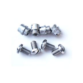 8 Pcs 1911 Grip Screws Bushings, M1911 Clones 1911A1 Fits These and Other Standard 1911 .45 .38 Industries Stainless Steel Grip Nut Screws & Bushings