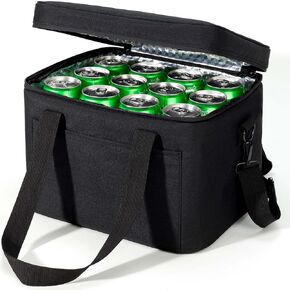 Soft Cooler Bag 24/20 Cans Collapsible Medium 18qt/17L/12in Large Lunch Bag Insulated Ice Chest Leakproof for Travel Car Beach Camping