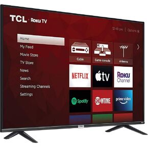 TCL 50-Inch Class 4-Series 4K UHD HDR LED Smart R0ku TV + Wall Mount Works with AIR Play Siri Alexa and Hey Google (Renewed)