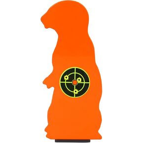 Highwild Resetting Target, Rated for .22 Rimfire - Large Size and 2.5 Inch Shooting Targets | Pop-Up Steel Prairie Dog