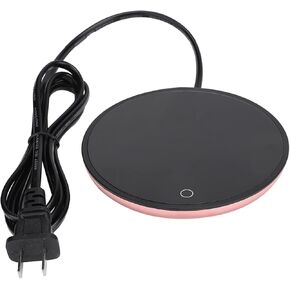 Mug Warmer Coasters,Electric Waterproof Touch Heating Cup Mat Warm Pad for Coffee Tea Milk for Home Office Desk(Gold)