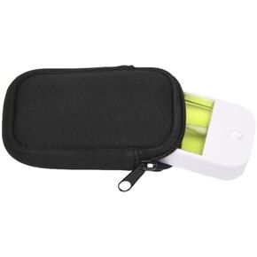 Neoprene Zippered Pouch with Clip Hook, Compatible with Touchland Hand Sanitizer Spray (Cool Cat)