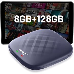 CarlinKit CarPlay Ai Box Support Android 13.0 System Wireless CarPlay Android Auto, Netflix YouTube TikTok. for iPhone & Android Phone, QCM6125 8G+128G(Contact First if You Have Any Questions)