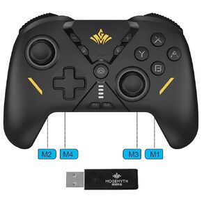 MOGEMYTH Switch Controller, with Dual Vibration and 6-Axis Gyro, BT Controller for iPhone/Android/Switch and Windows 7/8/10/11,wireless controller pc