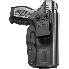 Taurus G3 Holster, Polymer and Kydex IWB for Concealed Carry Holster for G3 Taurus| Adj. Cant & Retention | Inside Waistband | Taurus G3 Accessories | Fiber-Reinforced Polymer & Kydex Available