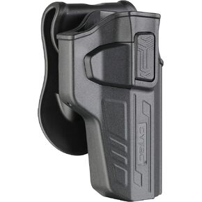 CYTAC OWB Holsters for Beretta 92 92FS 92G 92X 92S / GSG92 / Girsan Regard MC - Index Finger Released | Adjustable Cant | Autolock | Outside Waistband Carry | Matte Finish -Right Handed